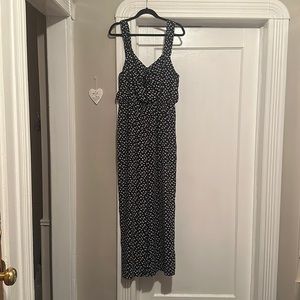 Brand new navy with white flower romper!